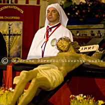 Crocifissione di Gesù Cristo nell'Oratorio del Santo Cristo - Arciconfraternita del Santissimo Crocifisso Cagliari - Immagine di Giovanna Usala e Sandrina Pireddu