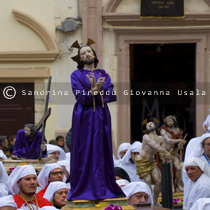 Processione dei Santi Misteri a Cagliari - Arciconfraternita del Santissimo Crocifisso - Immagine di Giovanna Usala e Sandrina Pireddu